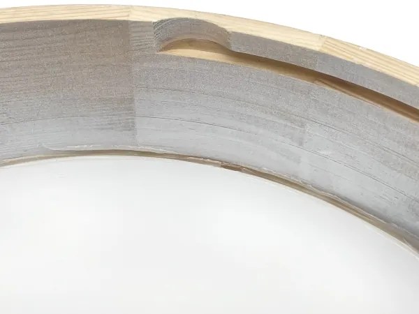 Brilagi - Plafoniera PINO 3xE27/15W/230V in pino/argento diam. 47,5 cm