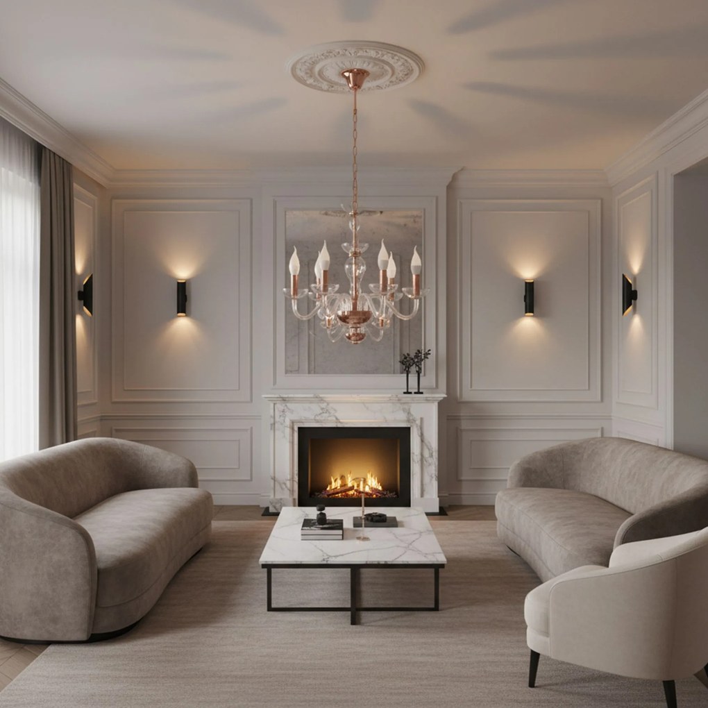 Lampada Da Soffitto Pensile Candeliere APP1081-6CP