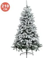 Albero Natale innevato 210 cm led Lord
