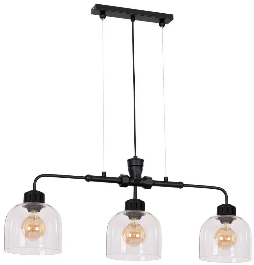 Lampadario a sospensione con filo BRIT 3xE27/60W/230V