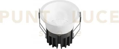 Incasso led quark bianco tondo antiriflesso cob 12w 1300lm cct 3000...
