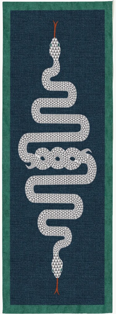 Passatoia a pelo corto lavabile Venom by Jonathan Adler