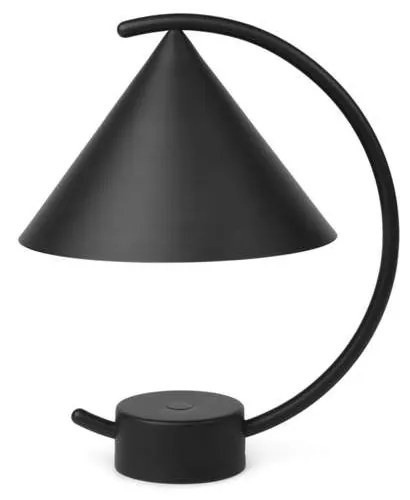 Ferm Living - Meridian Portable Lampada da Tavolo Nero Ferm Living