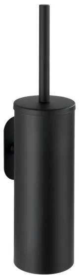 WENKO 24289100-WC spazzola per WC TURBO-LOC OREA NERO 9x39,5 cm acciaio inox/nero