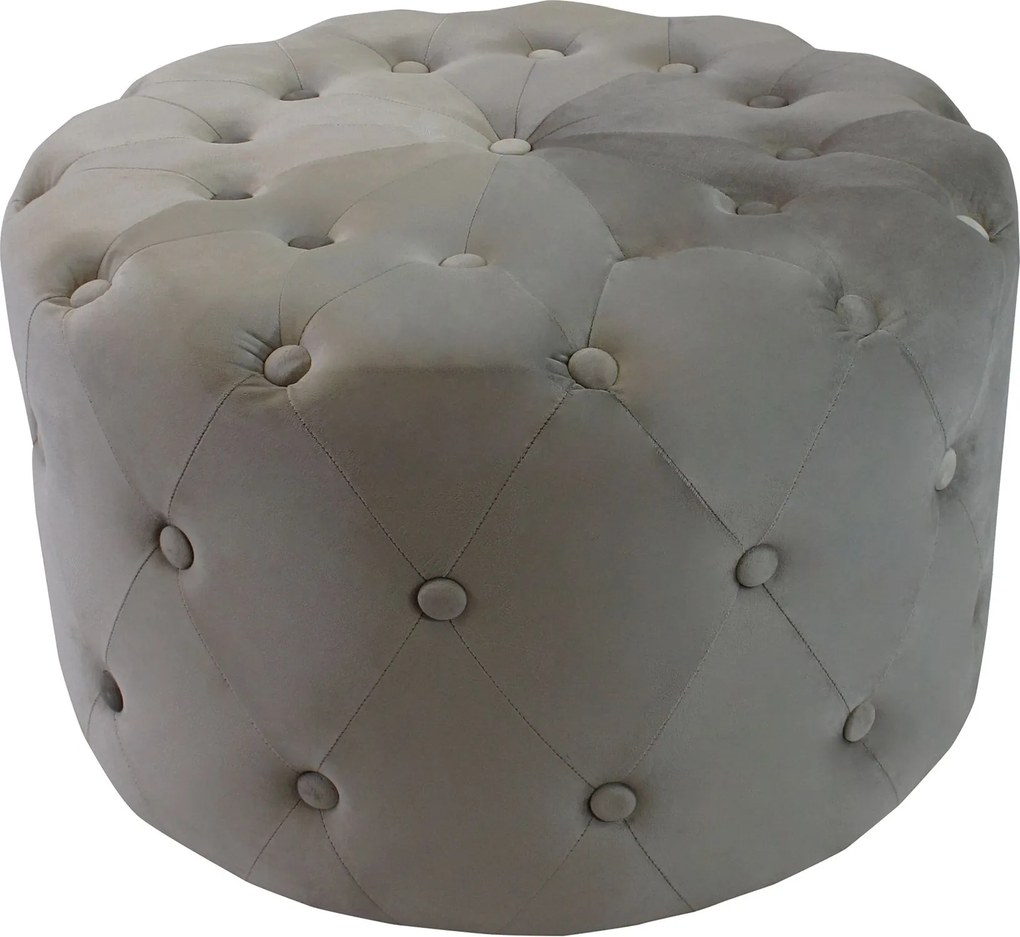 AURA - pouf rotondo in velluto