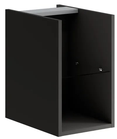 Scocca per base sottolavabo Opera laccato opaco grigio antracite L 30 x H 50 x P 45.5 cm