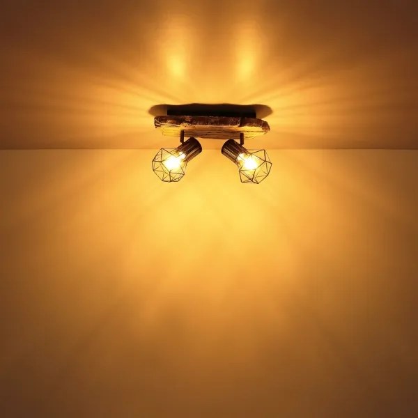 Globo 54017W-2 - Luce Spot PRISKA 2xE27/60W/230V