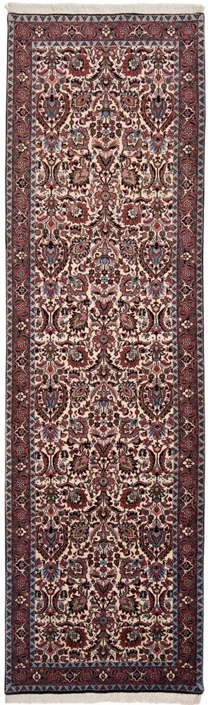 Bidjar Tappeto 310x90 (Iran) Annodato A Mano