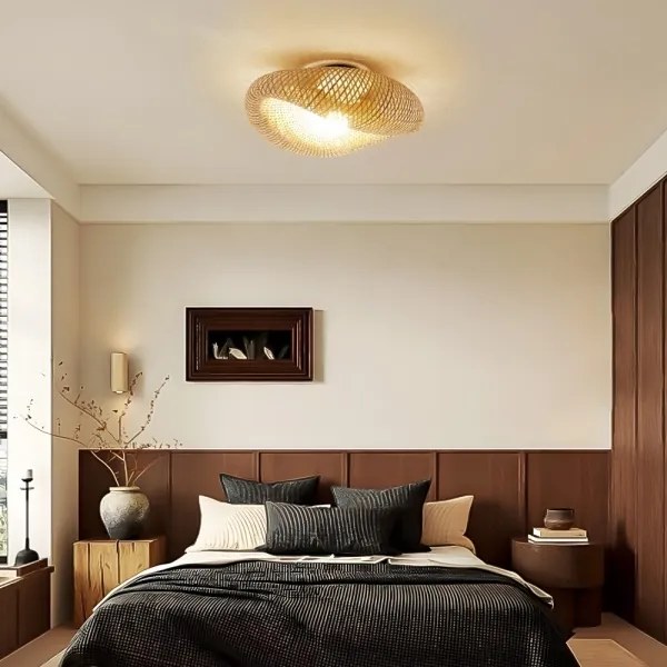 Immax 08298L - Plafoniera BOHO HILO 1xE27/40W/230V Ø 60 cm