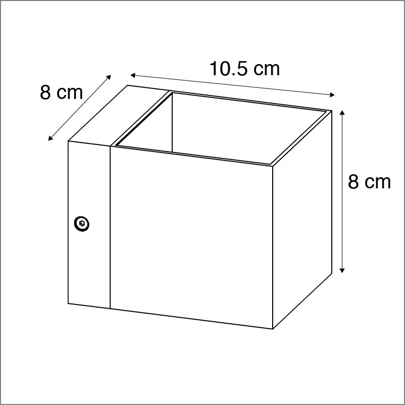 Applique da parete moderna bianca - Transfer