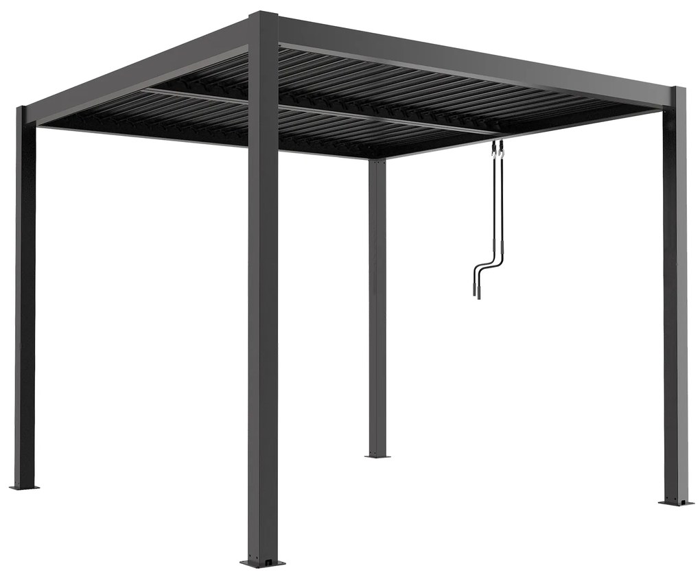 NIMBUS - pergola bioclimatica in alluminio 4x4