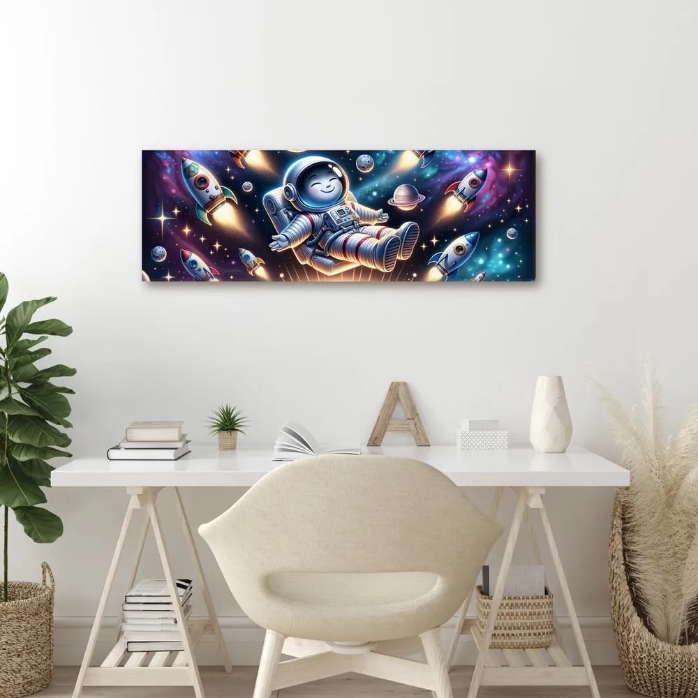 Quadro su tela – Galassia vista con gli occhi di un bambino