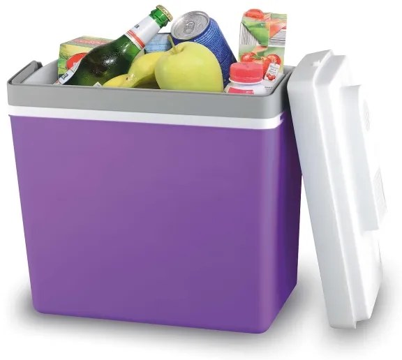 Frigorifero portatile per auto 23 l 55W/12V/230V viola/bianco