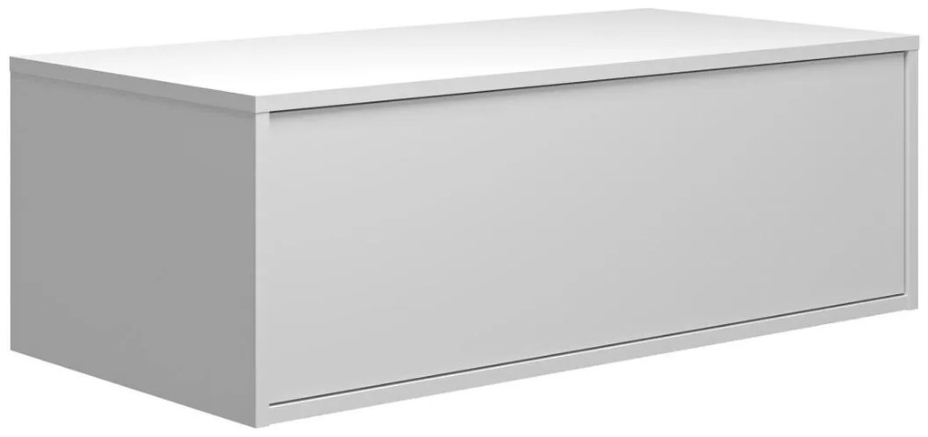 Mobile sotto lavabo sospeso Bianco 94 cm - TEANA II