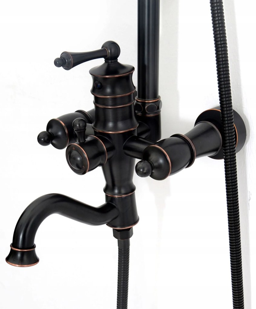Set doccia con beccuccio Rea Vintage Black