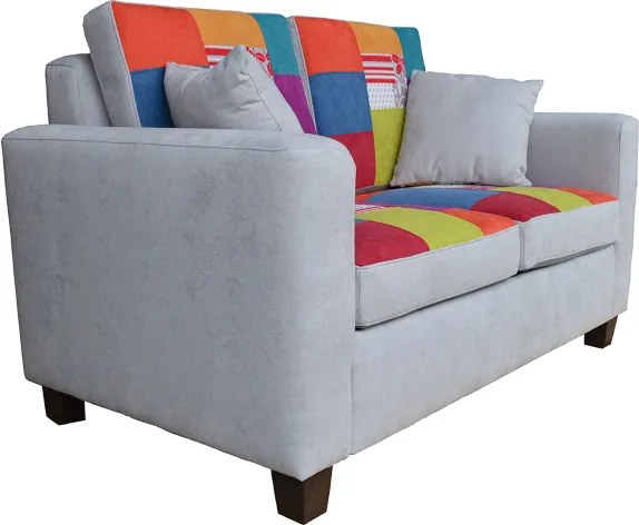 Divano 2 posti in tessuto Patchwork 142 cm - made in italy ASIA