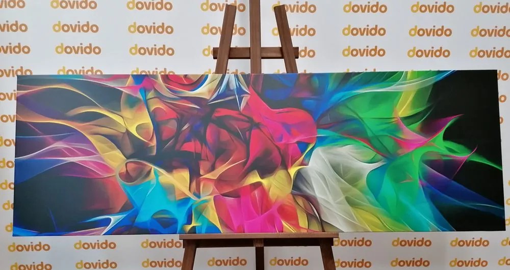 Quadro su tela – Caos colorato astratto