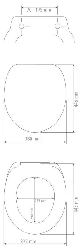 Sedile per wc con chiusura automatica 37 x 44,5 cm Rollin'Art Full Bloom - Wenko