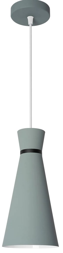 Lampada da soffitto pensile singola KONA B grigio mat