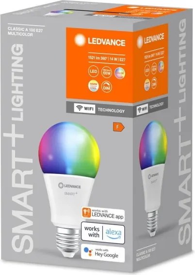 Lampadina LED RGBW dimmerabile SMART+ E27/14W/230V 2700-6500K Wi-Fi - Ledvance