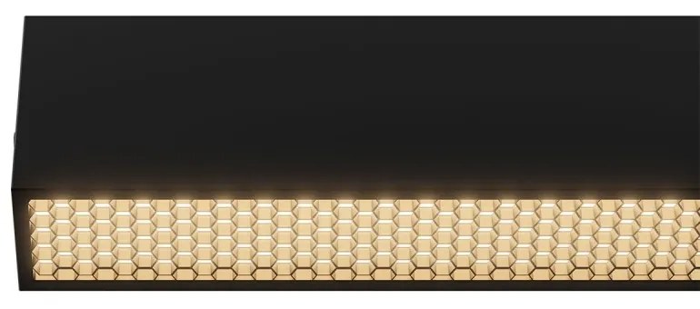 Lampada LED Sospesa 40W 120cm, UGR11, DALI2 con driver Philips Bianca o nera Colore Bianco Variabile CCT, Colore del corpo Nero