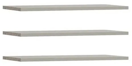 Set da 3 mensole TIRO grigie
