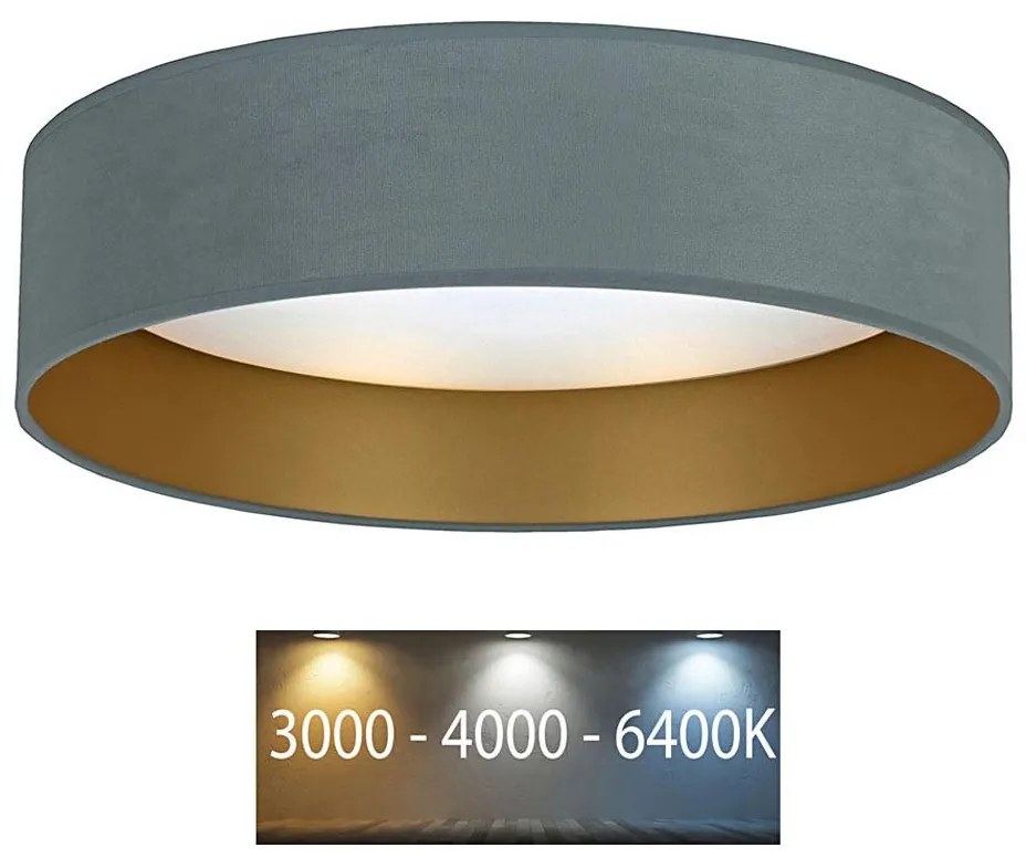 Brilagi - Plafoniera LED VELVET LED/12W/230V d. 30 cm 3000K/4000K/6400K