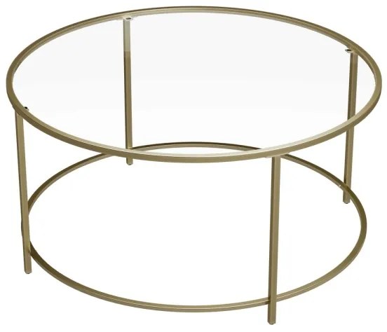 Tavolino da salotto LYRA oro