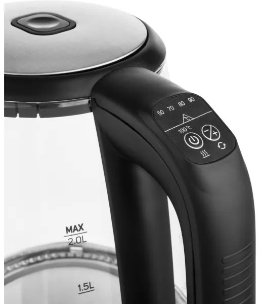 Sencor - Bollitore con termoregolazione 2 l 2200W/230V