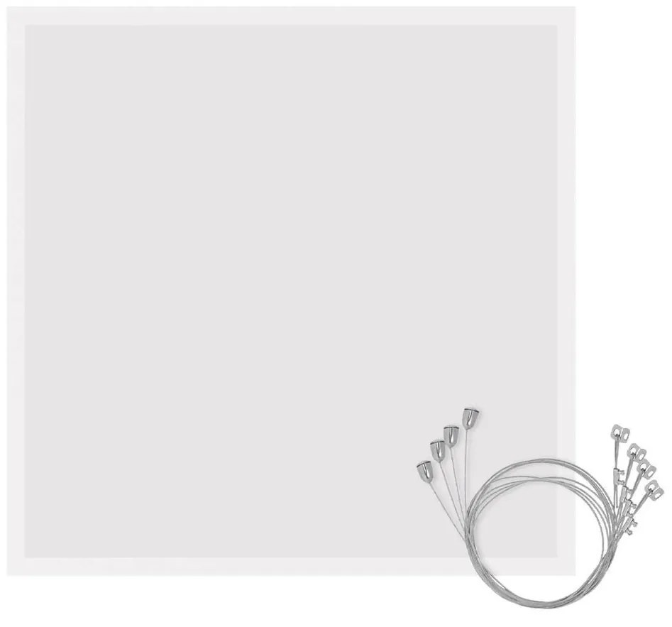 Pannello LED a Sospensione 60x60 40W IP40 No-Flickering - LIFUD Driver Colore Bianco Caldo 3.000K