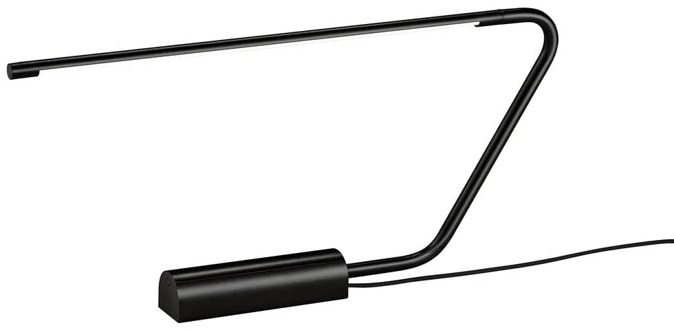 Lampada da tavolo LED nera (altezza totale 33 cm) Olea – Trio Select