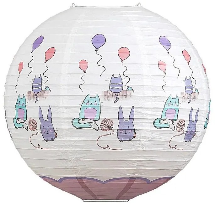 Rabalux 4632 - Paralume per bambini CATHY E27 Ø 40 cm