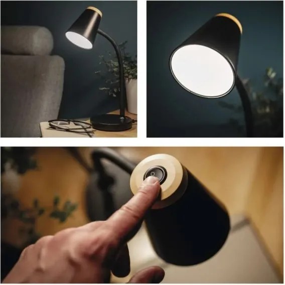 Lampada da tavolo LED TARA LED/4,5W/230V 4000K nera