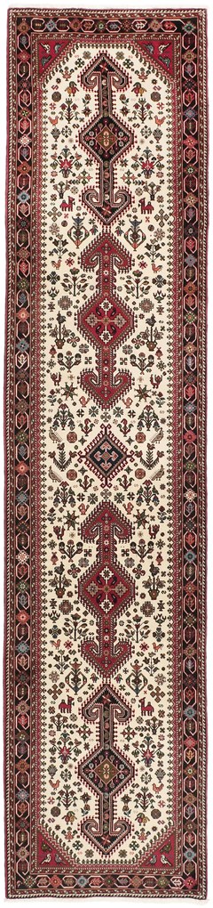 Nasrabad Tappeto persiano 390 x 80 (Iran) Annodato A Mano