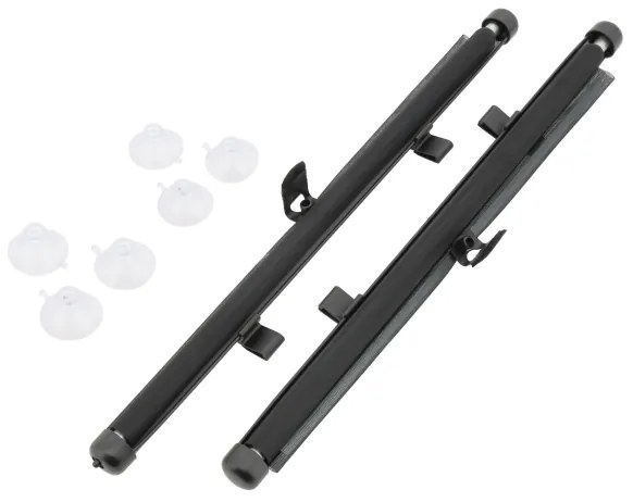 Tenda parasole per ventose con bloccaggio 42 cm 2 pz grigio