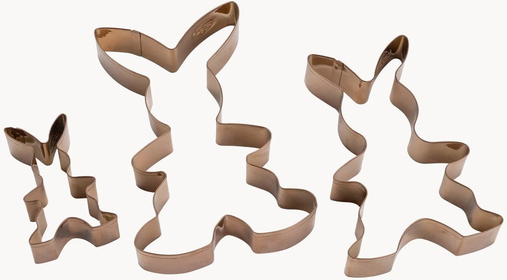 Set di 3 stampi per biscotti Rabbit Family