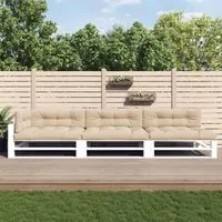 Cuscini per Pallet 7 pz Beige in Tessuto 3188911