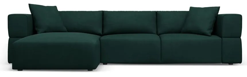 Divano angolare verde, angolo sinistro Esther - Milo Casa