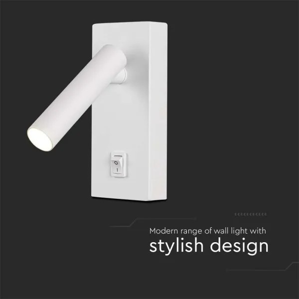 Luce Spot da parete a LED LED/2W/230V 3000K bianco