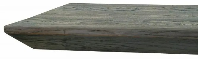 Tavolo PARIOLI massello rovere nodato e vetro sp. 4 250&#215;100 cm (Beton)