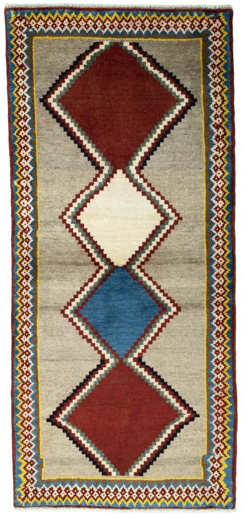 Gabbeh Tappeto 90 x 200 (Iran) Annodato A Mano