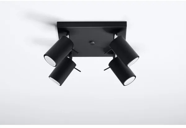 Brilagi -  Faretto LED ASMUS 4xGU10/7W/230V nero