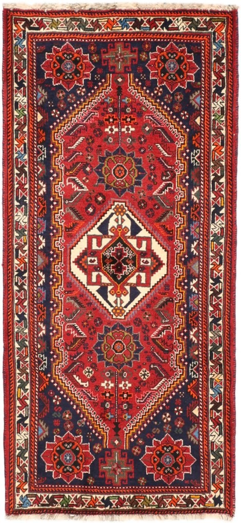 Shiraz Tappeto 170x80 (Iran) Annodato A Mano