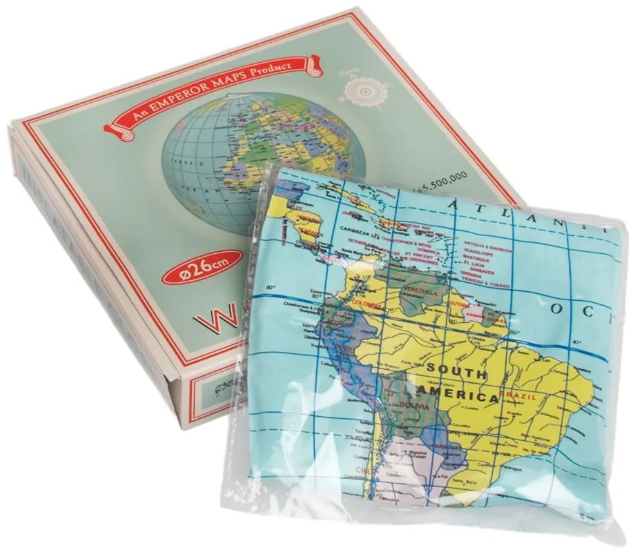 Globo gonfiabile Mappa del mondo International World Map - Rex London