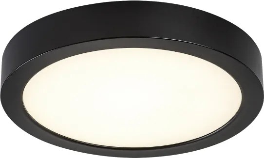 Rabalux 75075 - Plafoniera LED per bagno SHAUN PLUS 24W/230V Ø 22 cm IP44 nera