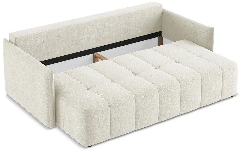 Divano beige allungabile/con contenitore 225 cm Moku – Makamii