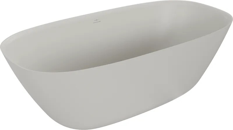 Mexen Como vasca da bagno freestanding in conglomerato 150 x 82 cm, cemento opaco - 57311508261