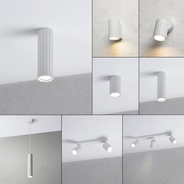 Brilagi - Faretto CRISPINA 1xGU10/10W/230V 20 cm bianco