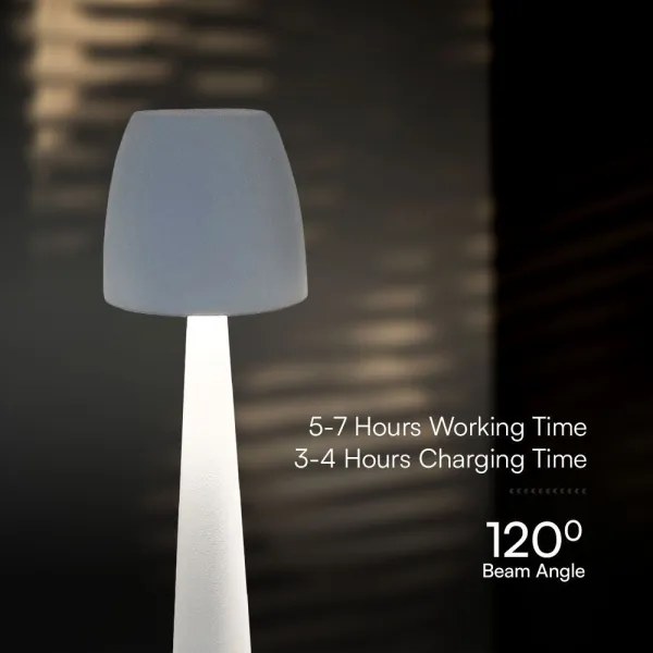 LED Lampada da tavolo touch ricaricabile e dimmerabile LED/3W/5V 3000-6000K bianco