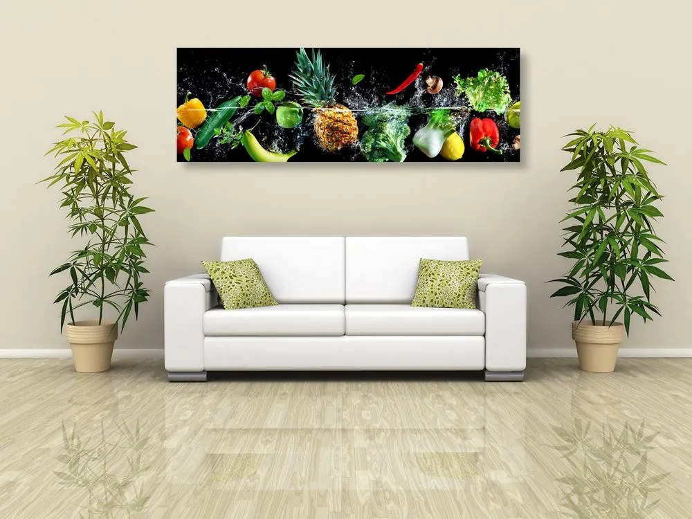 Quadro su tela – Frutta e verdura biologica